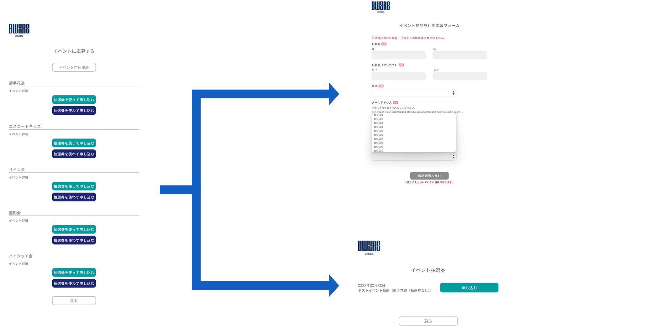 イベント申込方法